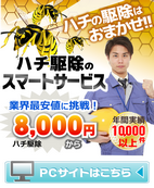 ハチ駆除のスマートサービス